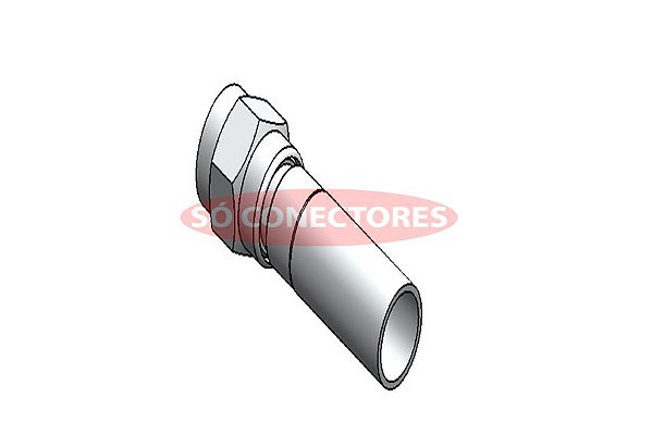 Conector Sma Macho de Crimp Rgc-58 Reverso