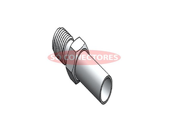 Conector Sma Fêmea de Crimp Rgc-58 Reverso