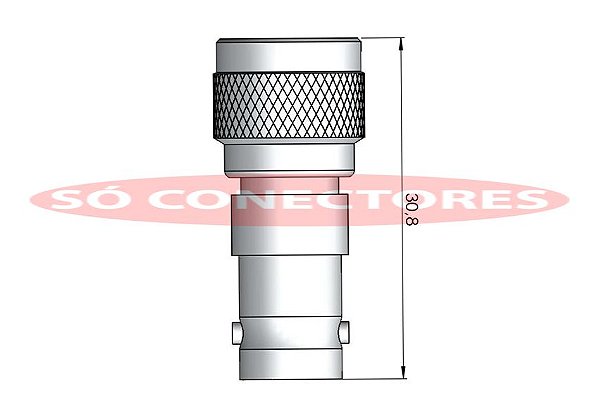 Adaptador Bnc Fêmea para Tnc Macho