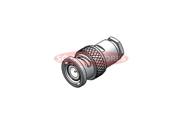 Conector Bnc Macho de Pensa Cabo Rgc-59