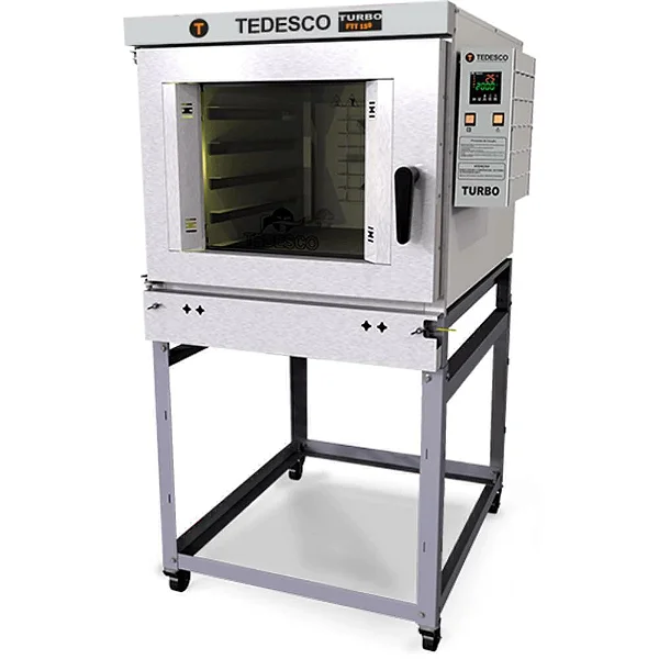 Forno para Pão Industrial a Turbo Elétrico para 5 Esteiras FTT150E