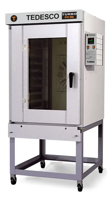 Forno para Pão Industrial a Turbo Elétrico Trifásico para 10 Esteiras FTT300E