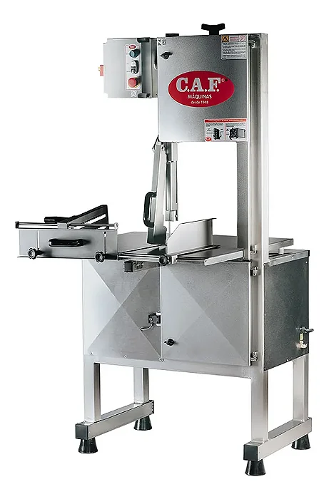 Serra-Fita para Açougue 310 Trifásica com Mesa Móvel Parcial Inox 430