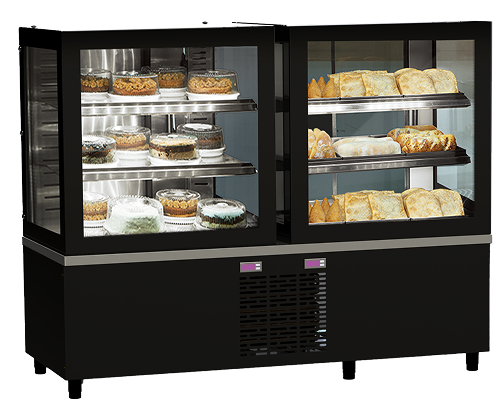 Balcão de Padaria Duplo Refrigerado e Aquecido B2X-150
