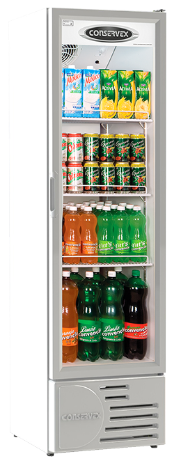 Geladeira Expositora Vitrine Vertical Refrigerada 250L ERV-250