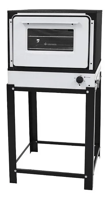 Forno Industrial Profissional para Bolo, Pães, Bravo a Gás c/ Cavalete BRFPBR