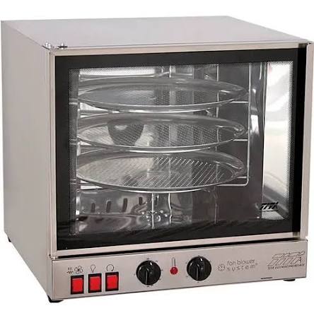 Forno Elétrico de Pão de Queijo e Salgados 3 Assadeiras Giratório FGE03