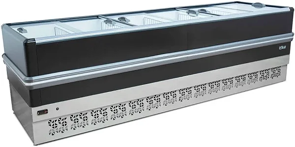 Ilha Para Congelados Dupla Ação 3m Vidro Reto EIC300 Light