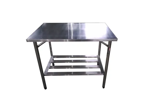 Mesa de Inox 430 para Restaurante Açougue e Padaria 70 x 70 x 85 PROMP430-1