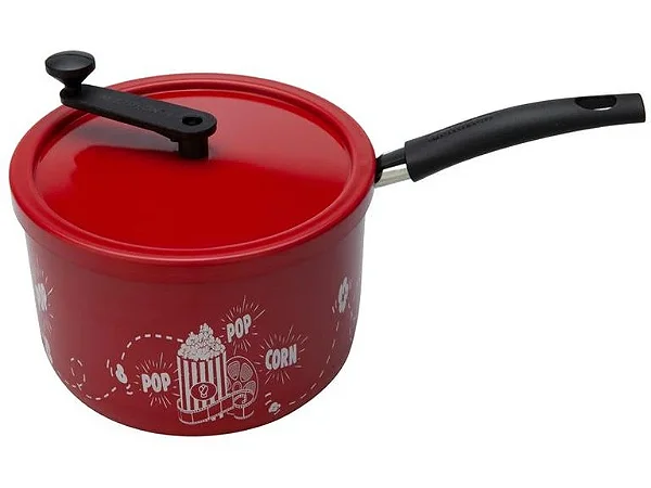 Pipoqueira Panela Vermelha 20cm de 4,3L