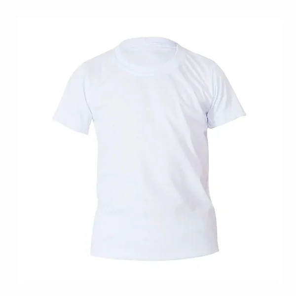 Camiseta Branca Malha PV Manga Curta