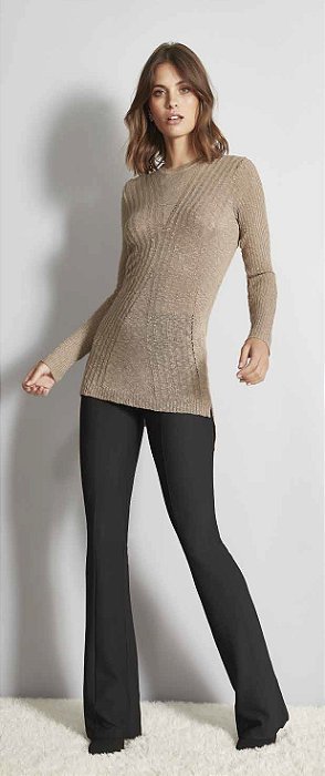 calça de montaria flare