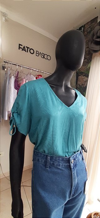 blusa azul
