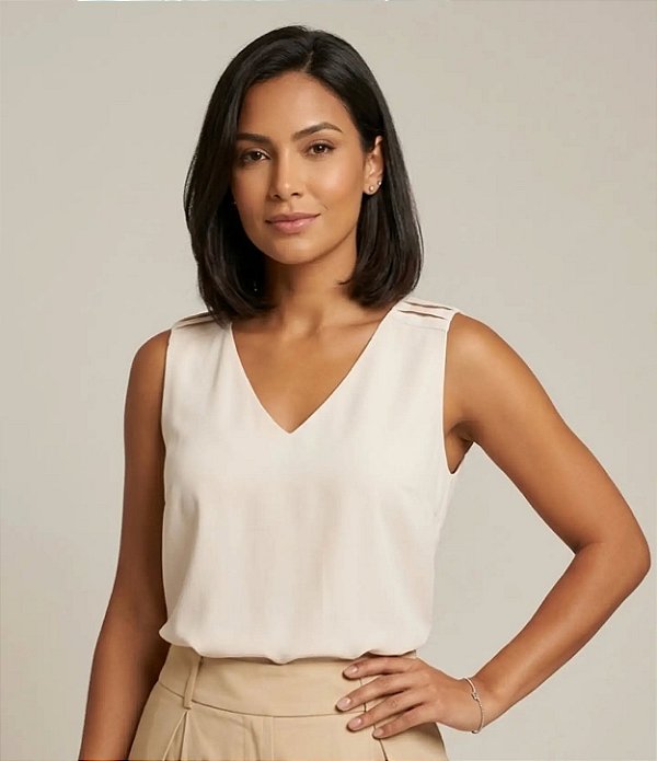 blusa com tomas