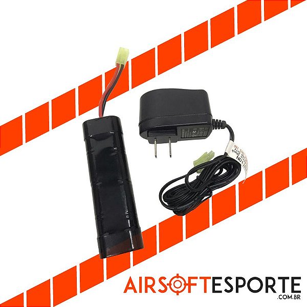 Bateria A Sports Ni-Mh9.6v 1200mah + Carregador