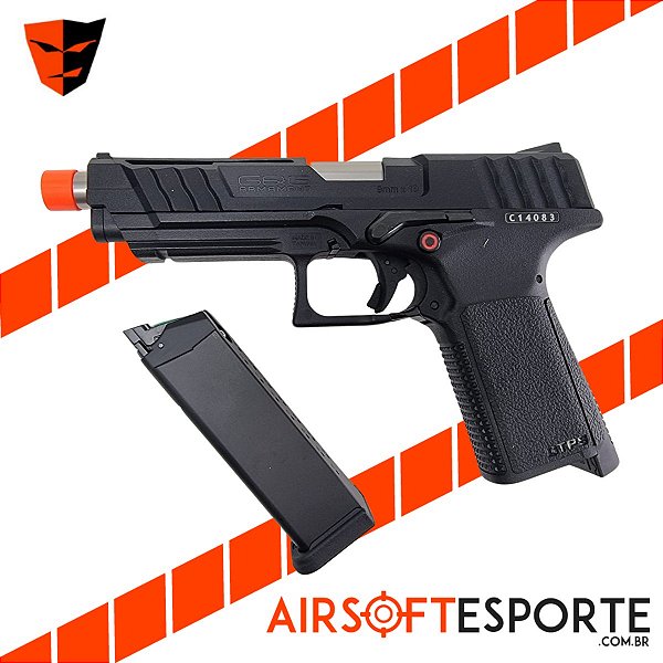 Pistola de Airsoft GBB G&G TP9 Preta