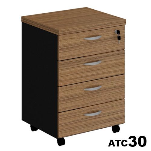 Gaveteiro Volante para Escritório com 4 Gavetas ATC30
