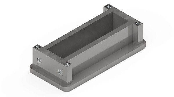 Forma prismatica 4x4x16cm simples