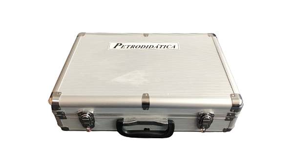 Maleta para speedy em aluminio media 42x48x12cm