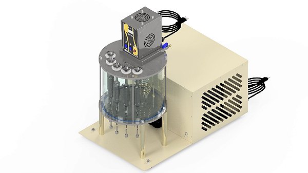 Banho viscosimetro cinematico para gelatina 5 provas com refrigeracao