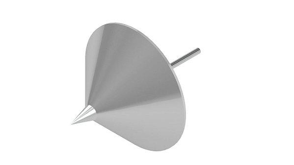 Cone oco em alumínio 35g