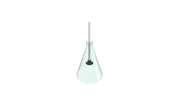 Armadilha de Wildman 1L com haste de inox e ventosa de borracha