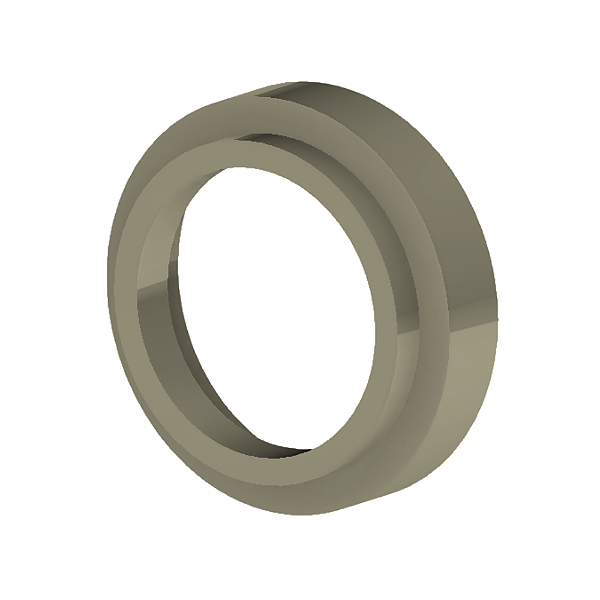 Anel para acomodação da amostra de betume ring ball