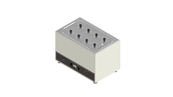 Banho Maria digital 28L com aneis de ajuste