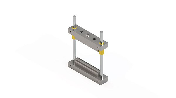 Molde diametral para tracao indireta (Portico de Lottman) para corpo de prova 100mm