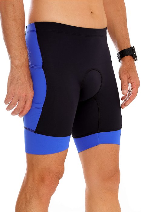 Bermuda Masculina Multi Bolsos Compress Azul