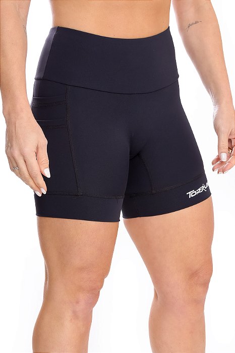 Short Feminina Speed Multi Bolsos black