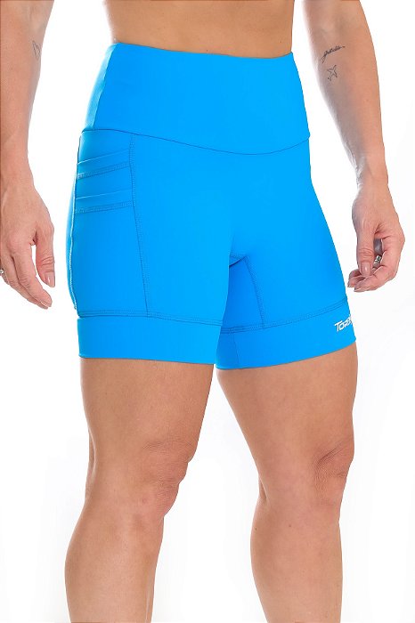 SHORT MULTI BOLSOS SPEED TOTAL TURQUESA