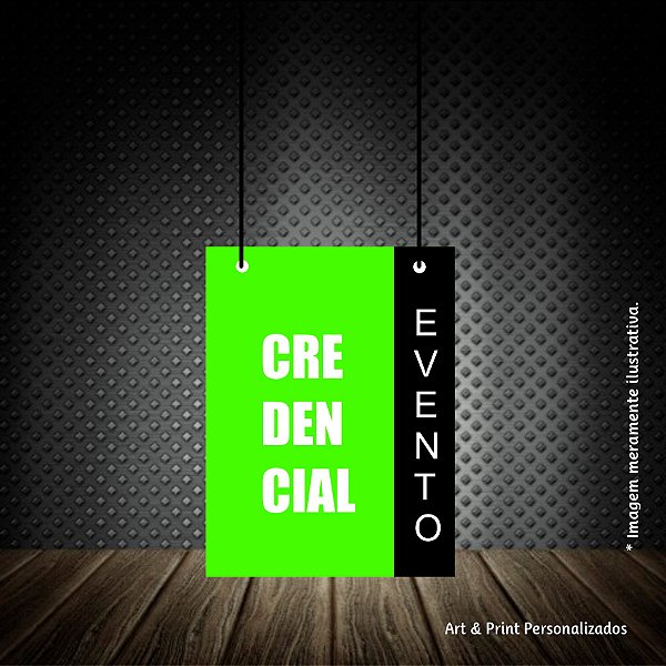 Credencial  para eventos e festas