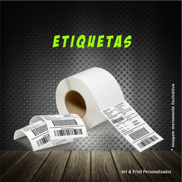 Etiquetas Adesivas em rolo
