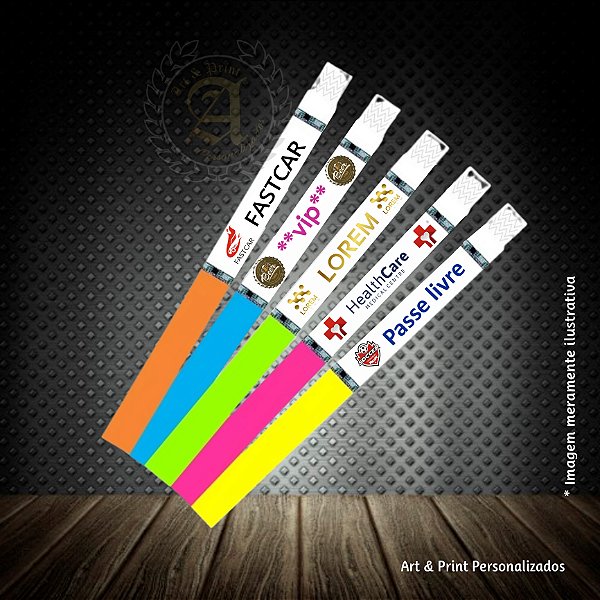 Pulseira de eventos e festas