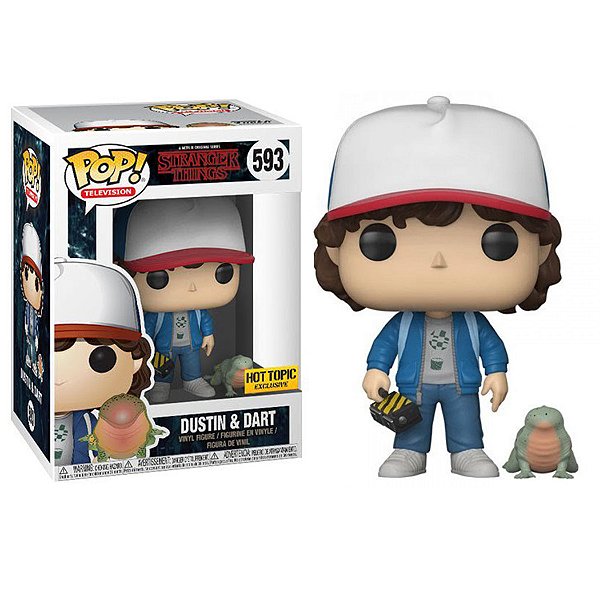 Funko Pop! Television Stranger Things Dustin & Dart 593 Exclusivo