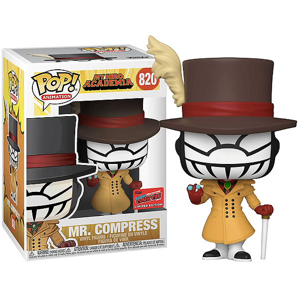 Funko Pop! Animation My Hero Academia Mr. Compress 820 Exclusivo