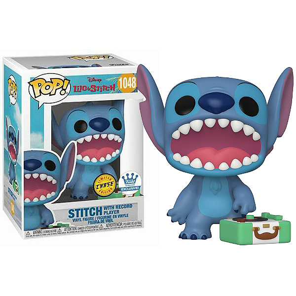 Funko Pop! Disney Lilo & Stitch With Record Player 1048 Exclusivo Chase
