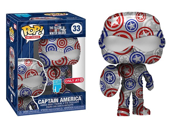 Funko Pop! Marvel The Falcon & Winter Soldier Captain America 33 Exclusivo