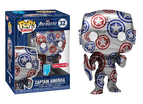 Funko Pop! Marvel Os Vingadores Capitao America / Captain America 32 Exclusivo