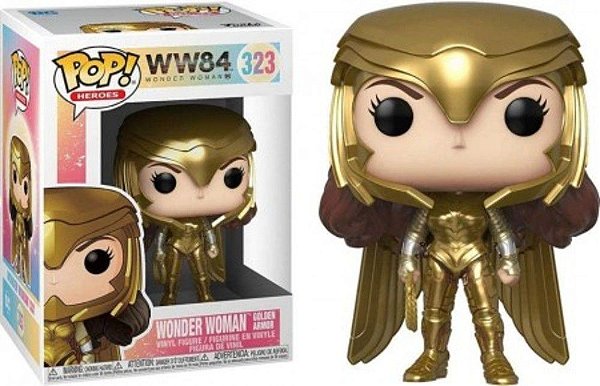 Funko Pop! Dc Comics Mulher Maravilha / Wonder Woman Golden Armor 323