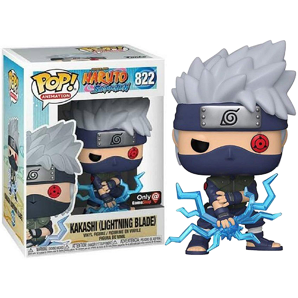 Funko Pop! Animation Naruto Shippuden Kakashi Lightning Blade 822 Exclusivo