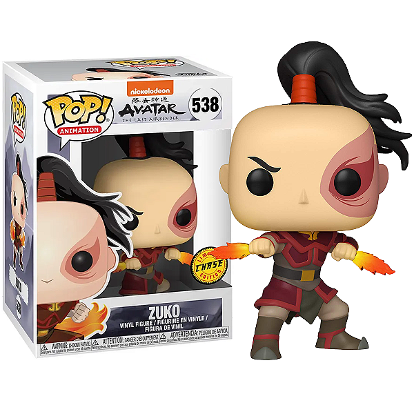 Funko Pop! Animation Avatar Zuko 538 Exclusivo Chase