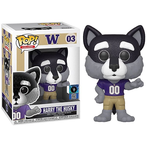 Funko Pop! Football NFL Mascots Harry The Husky 03