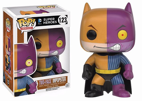 Funko Pop! Heroes DC Comics Batman Two Face Imposter 123