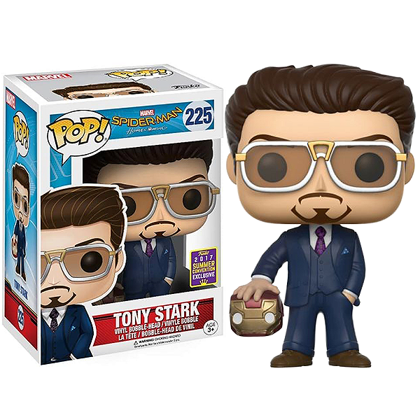 Funko Pop! Marvel Homem Aranha / Spider Man Tony Stark 225 Exclusivo