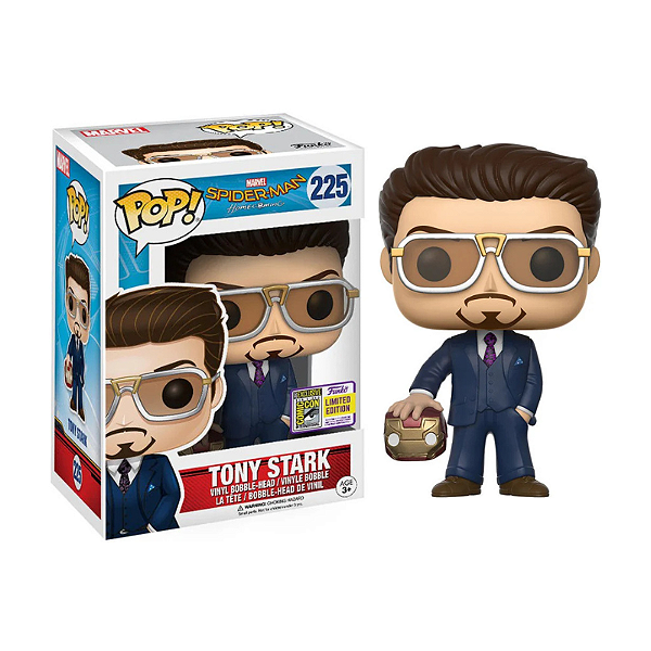 Funko Pop! Marvel Homem Aranha / Spider Man Tony Stark 225 Exclusivo