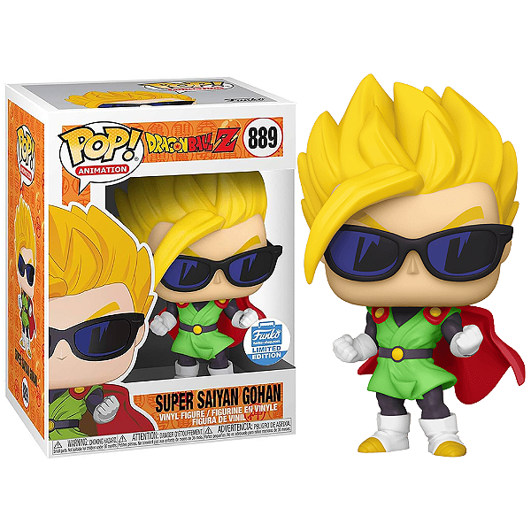 Funko Pop! Animation Dragon Ball Z Super Saiyan Gohan 889 Exclusivo