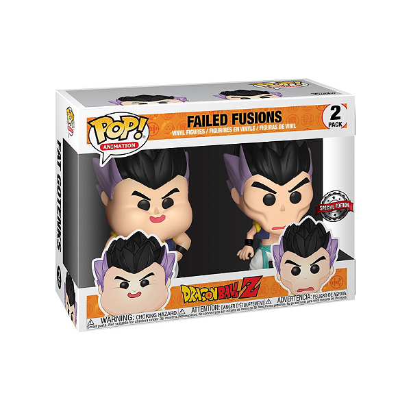 Funko Pop! Animation Dragon Ball Z Failed Fusions 2 Pack Exclusivo