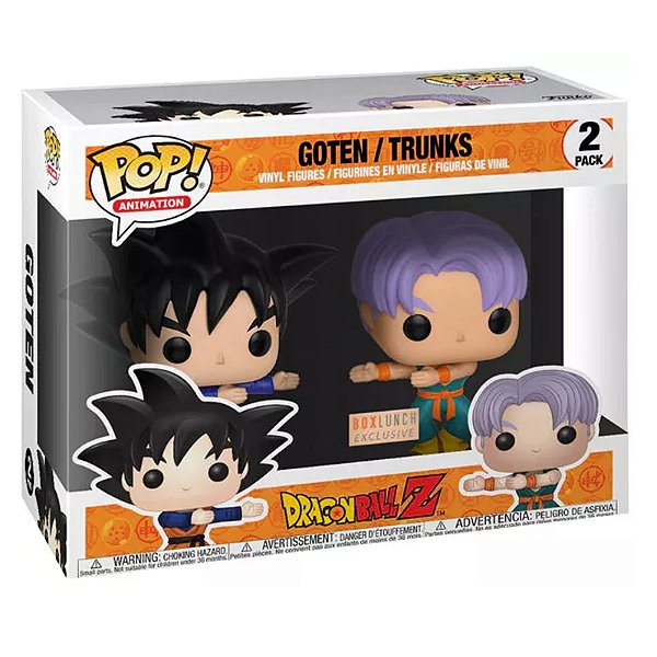 Funko Pop! Animation Dragon Ball Z Goten & Trunks 2 Pack Exclusivo